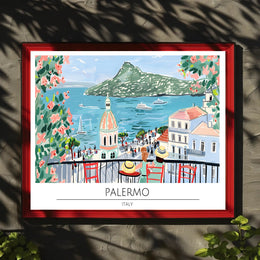 Scenic View of Palermo Poster