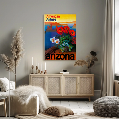 American Airlines Arizona Travel Poster