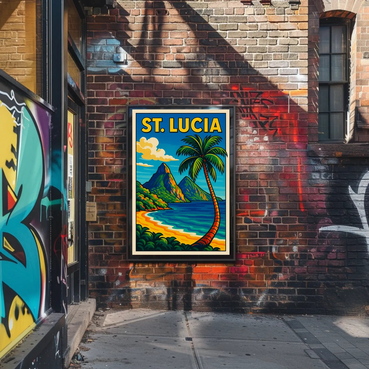 St. Lucia Paradise Poster