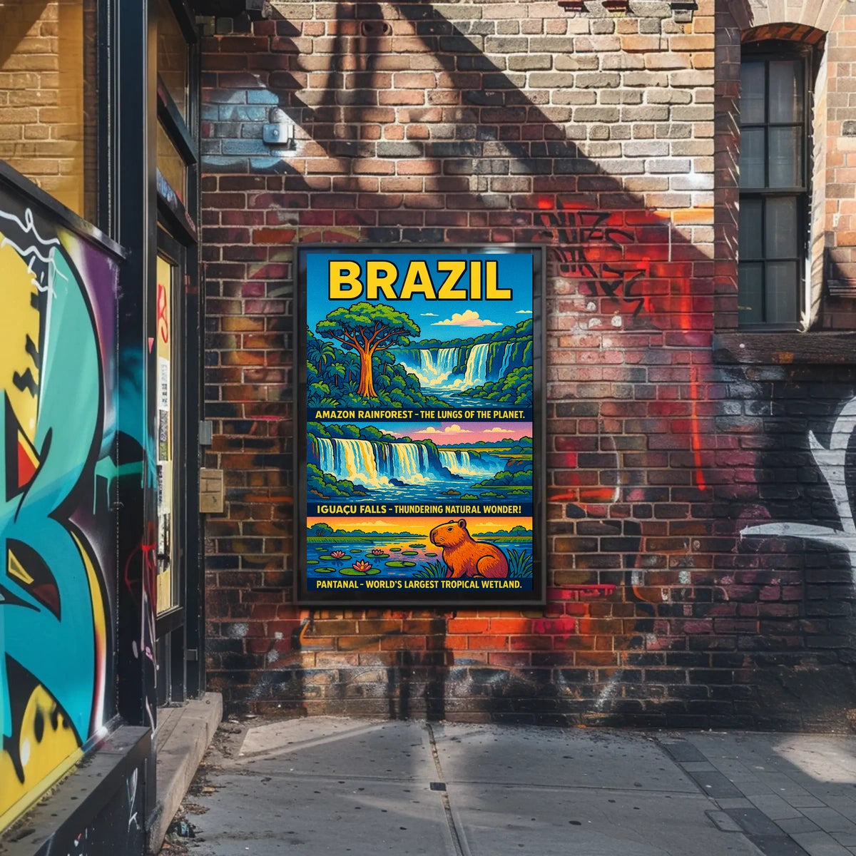 Wonders Of Brazil Poster