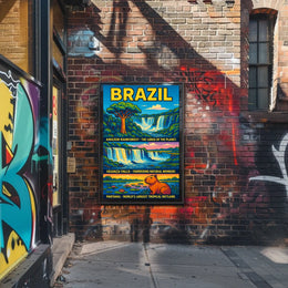 Wonders Of Brazil Poster