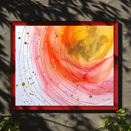 Radiant Abstraction Poster