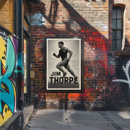 Jim Thorpe Athletic Legend Poster