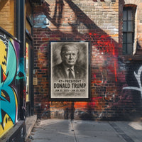 Donald Trump Resolute Leadership in Focus Poster