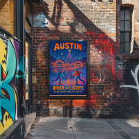 Austin River Of Lights Poster