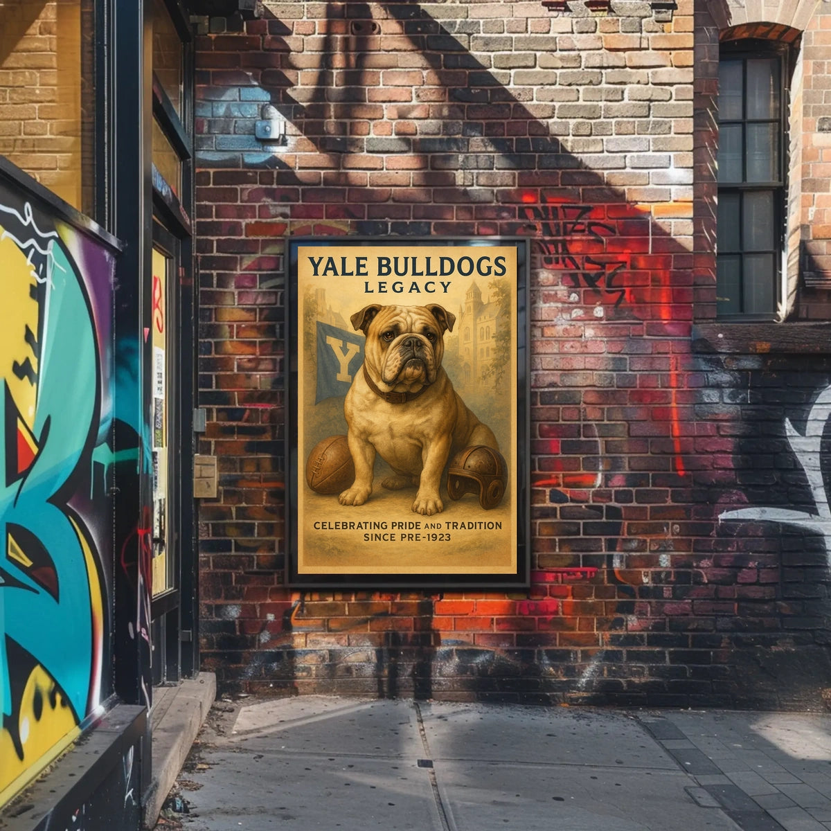 Yale Bulldogs Legacy Poster