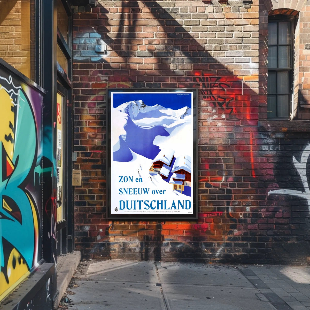 Sun And Snow Over Germany Poster