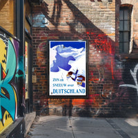 Sun And Snow Over Germany Poster