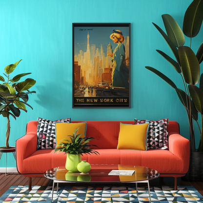 New York City Vintage Poster