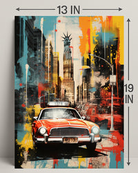 Urban Vibes A Colorful Journey Poster