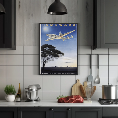 KLM Homeward Poster