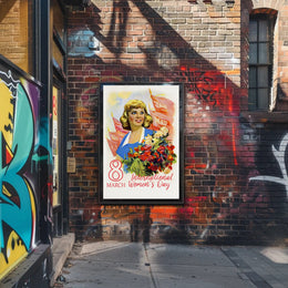 International Women's Day Unity Political or Propaganda Poster