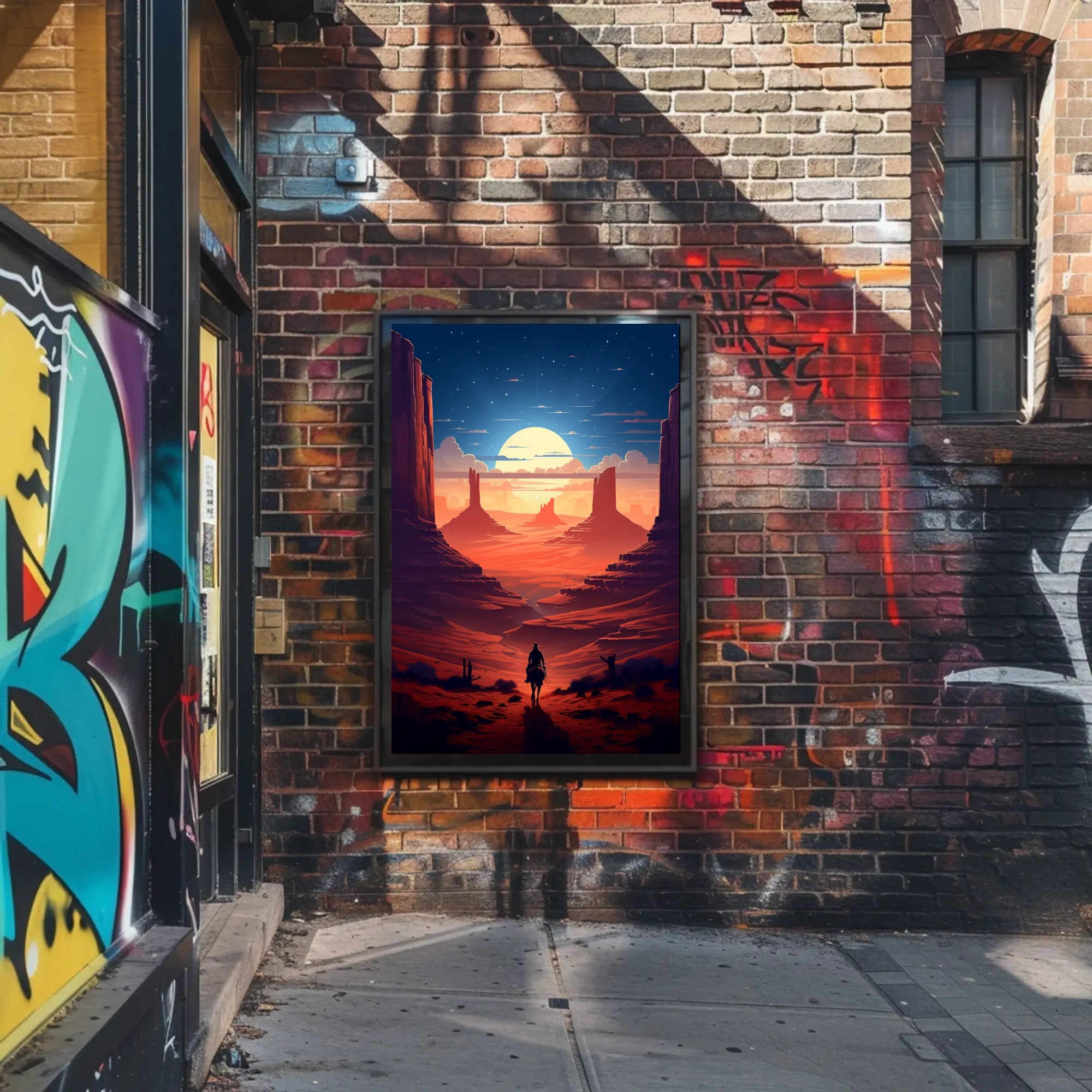 Journey Through The Desert Poster PosterGoat