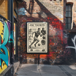 Jim Thorpe A Timeless Sports Legend Jim Thorpe Poster