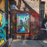 Chicago Riverwalk Poster