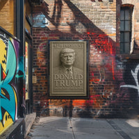 Trump Legacy Stone Relief Monument Patriotic Poster