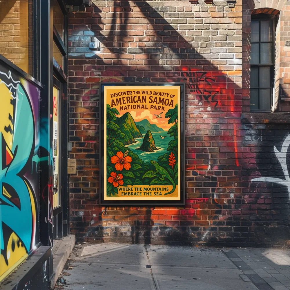 Vibrant Cityscape Skyline Art Poster