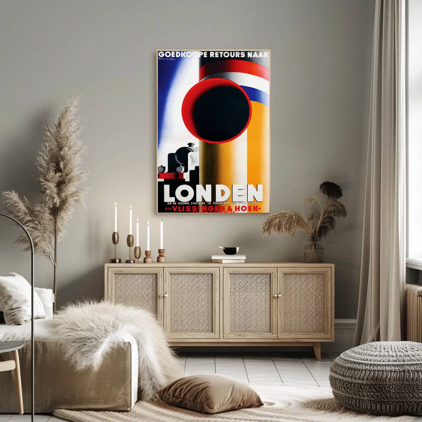 London Railway Travel Poster