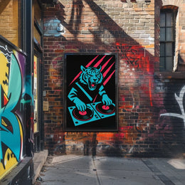 Dj Tiger Groove Poster