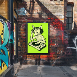 Dj Cat Vibes Poster
