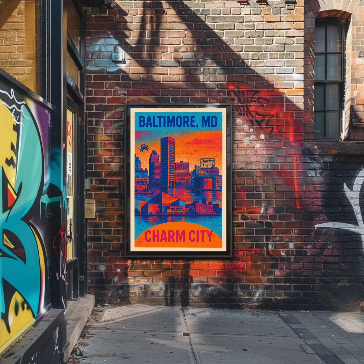 Baltimore, MD Charm City Poster