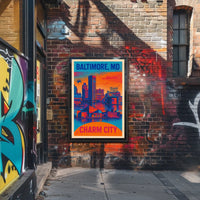 Baltimore, MD Charm City Poster