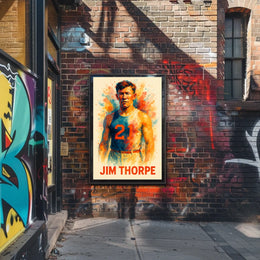 Jim Thorpe Athletic Legend Poster