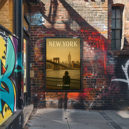 New York Cityscape Poster
