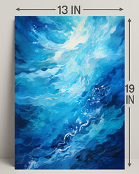 Oceanic Whirl Poster