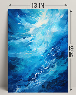 Oceanic Whirl Poster