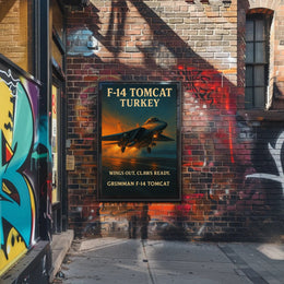 F-14 Tomcat Fighter Jet Poster
