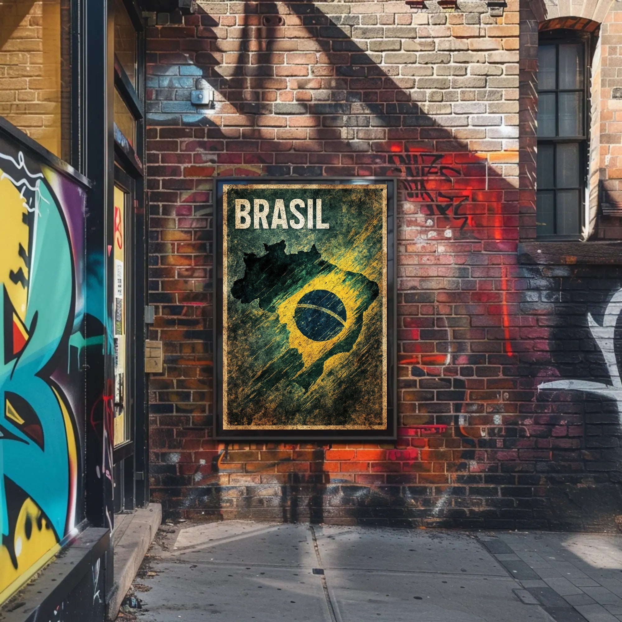 Brasil - National Pride Poster