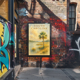 South Carolina Landscape Poster