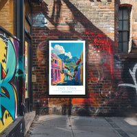 Cape Town Bo-Kaap Street Art Urban or Cityscape Poster