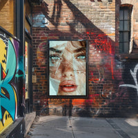 Mystical Hooded Figure in Enchanted Forest Poster PosterGoat