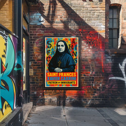 Saint Frances Xavier Cabrini Patron Of Poster