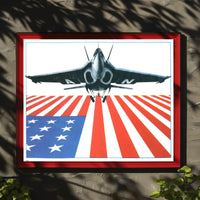 Patriotic Flight Poster