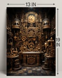 Steampunk Clockwork Masterpiece Poster