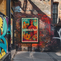 Fly Uzbekistan A Journey Like No Other Poster