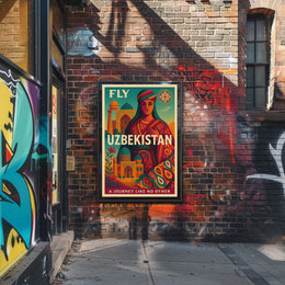 Fly Uzbekistan A Journey Like No Other Poster