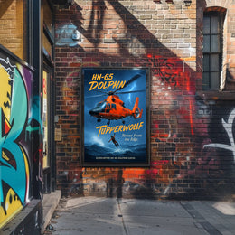 HH-65 Dolphin Rescue From the Edge Poster PosterGoat
