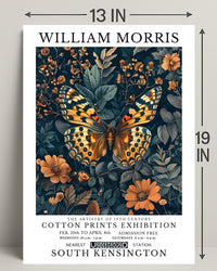 William Morris Exhibition Cotton Prints Cultural or Heritage Poster