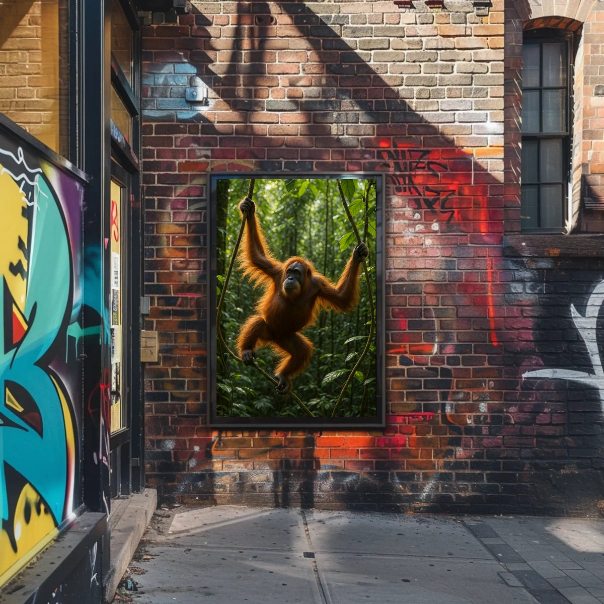 Orangutan in the Wild Poster