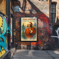 John Bunyan Christmas Red Coat Historical Poster