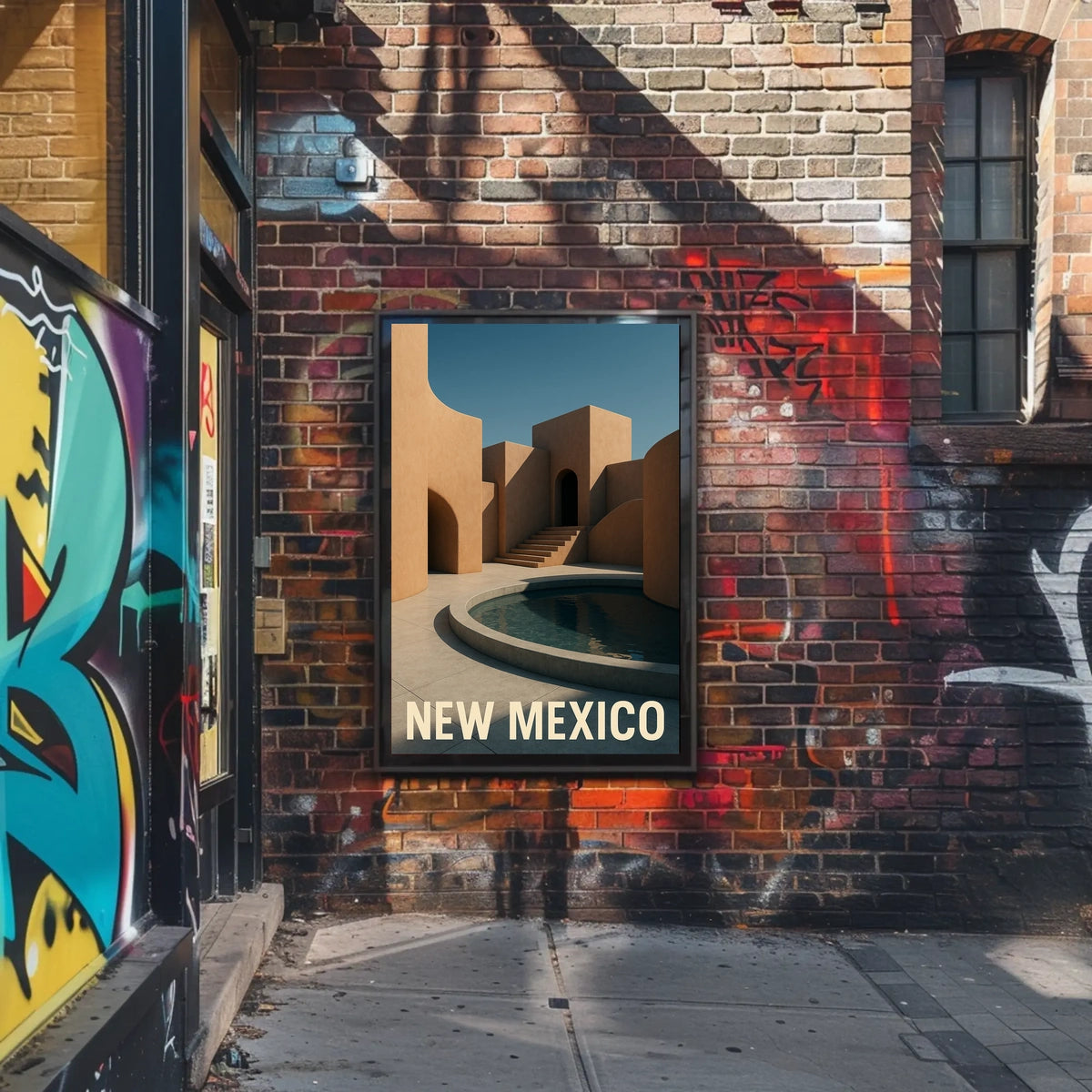New Mexico Architectural Serenity Poster