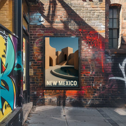 New Mexico Architectural Serenity Poster