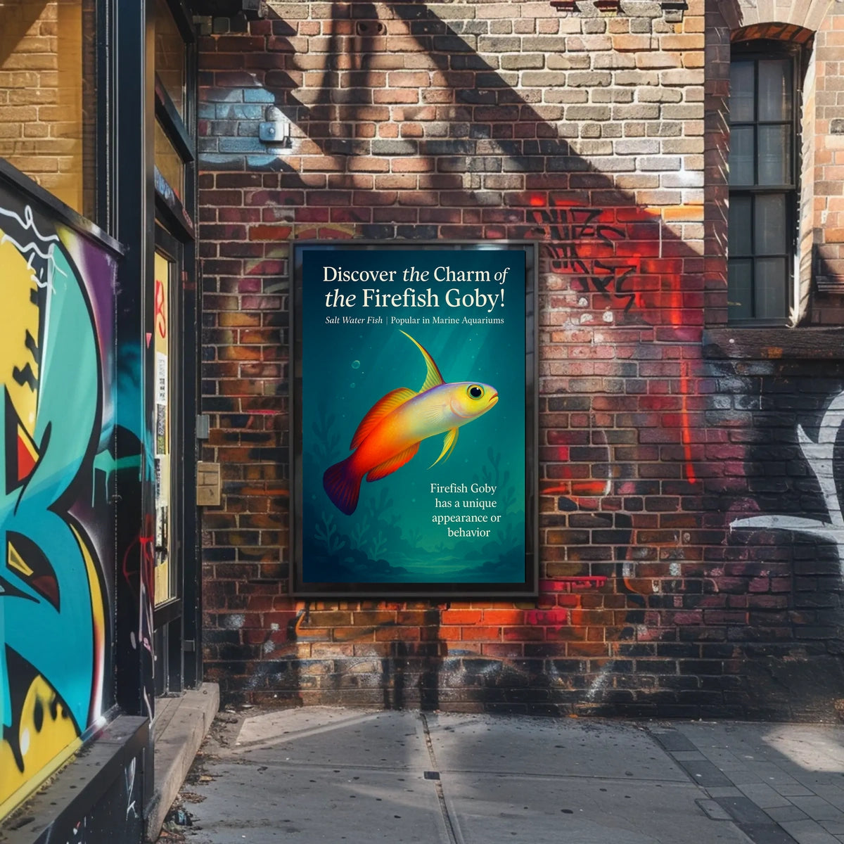 Discover The Charm Of The Firefish Goby Poster