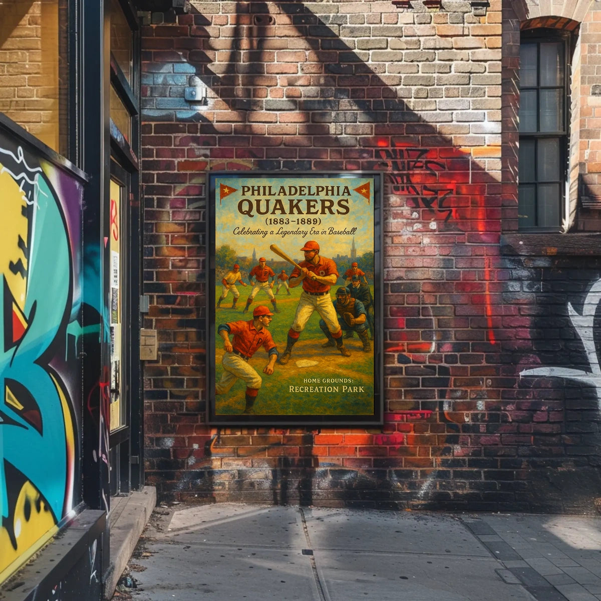 Philadelphia Quakers Celebrating A Poster