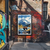 Katmai National Park Scenic Poster Print