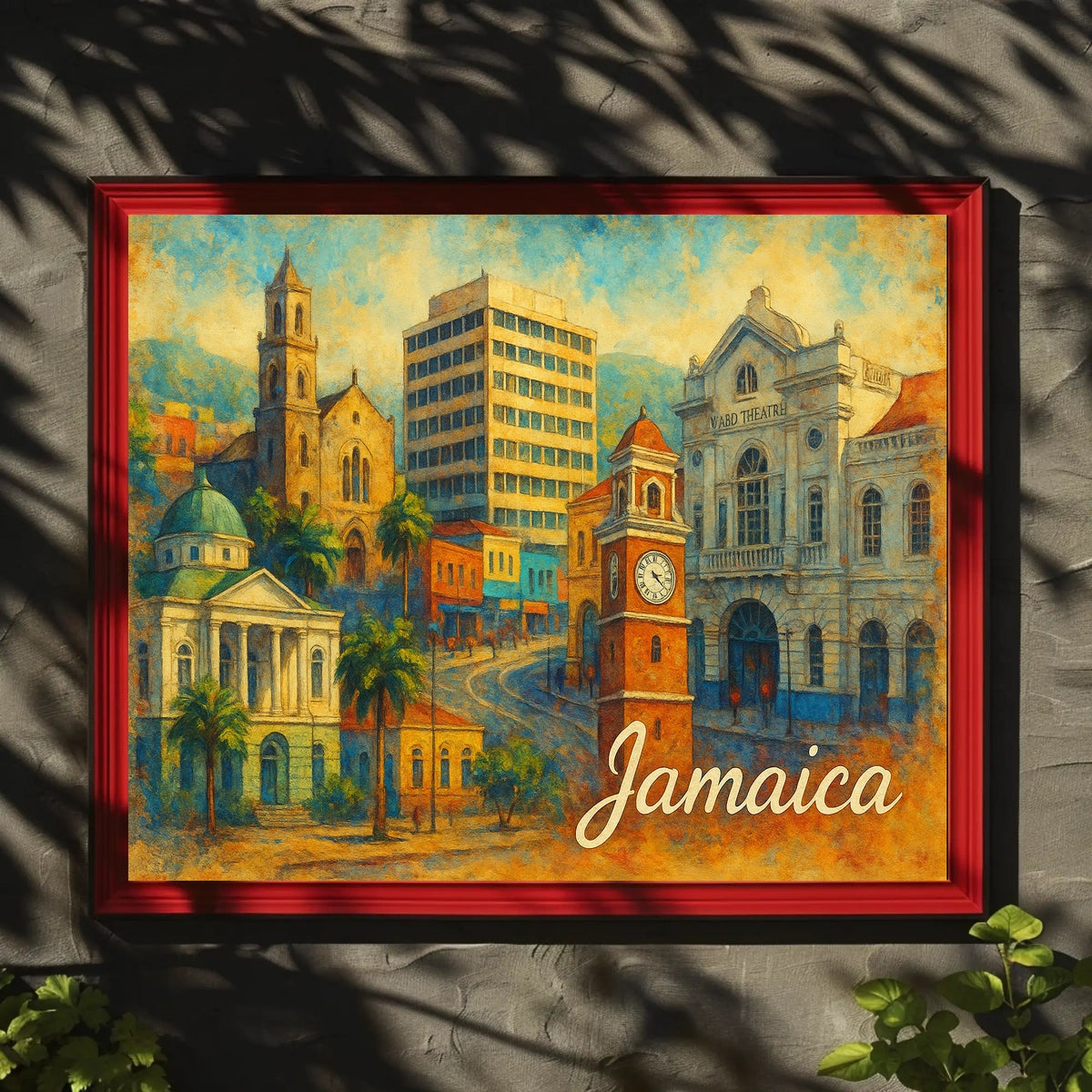 Vibrant Jamaica Poster